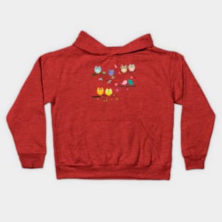 Owl Branches Kids Hoodie